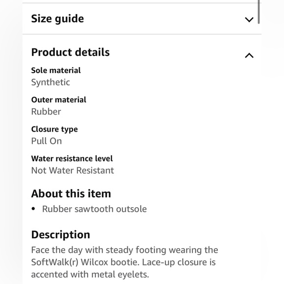 NWT-SoftWalk Women's Lace Up Boots, size 9 - Picture 13 of 13